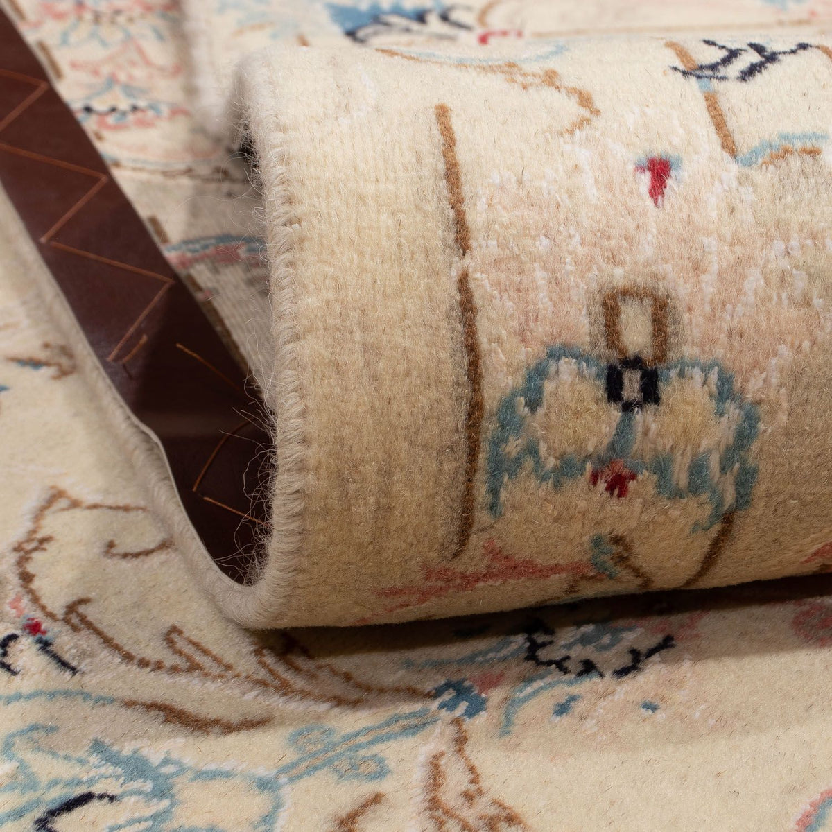 Persisk tæppe - Tabriz - 351 x 252 cm - lys brun