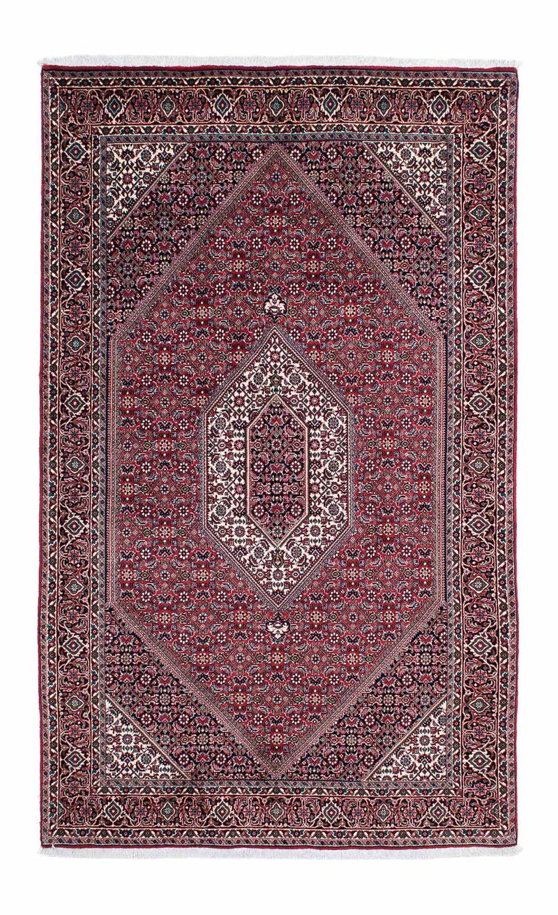 Persisk tæppe - Bijar - 228 x 132 cm - lysrød