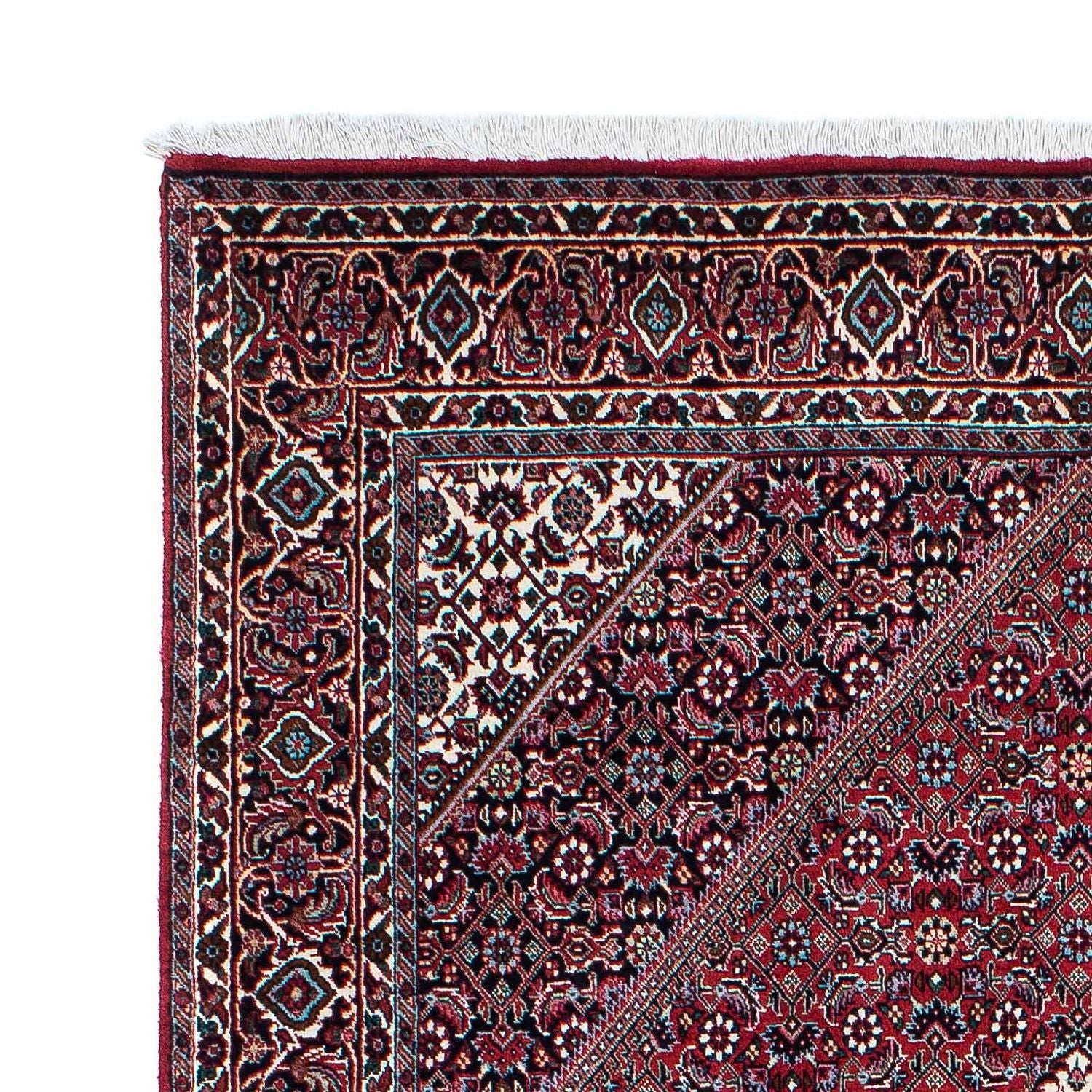 Persisk tæppe - Bijar - 228 x 132 cm - lysrød