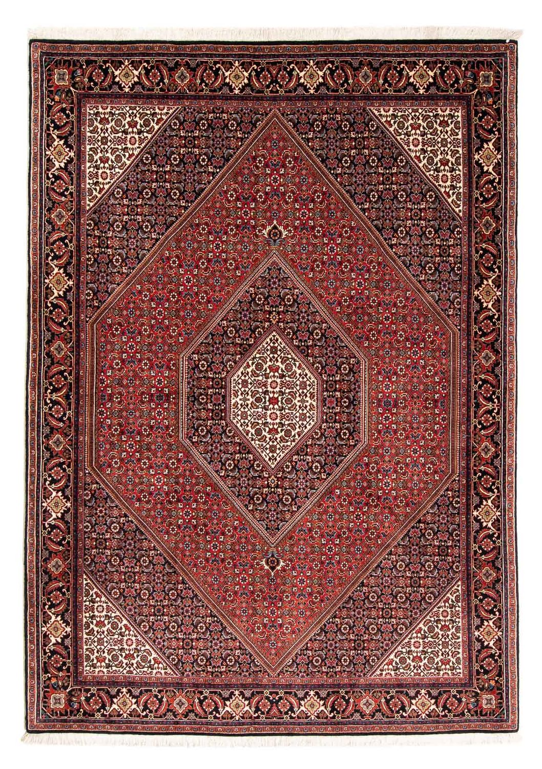 Persisk tæppe - Bijar - 246 x 170 cm - rust
