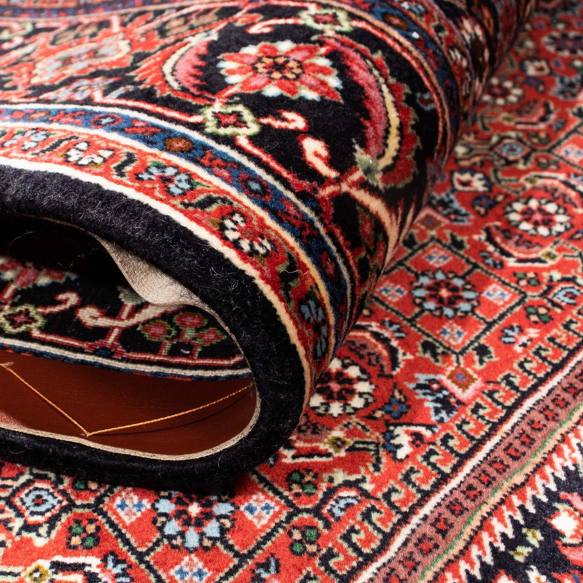 Persisk tæppe - Bijar - 246 x 170 cm - rust