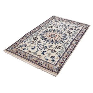 Persisk tæppe - Nain - 135 x 84 cm - beige