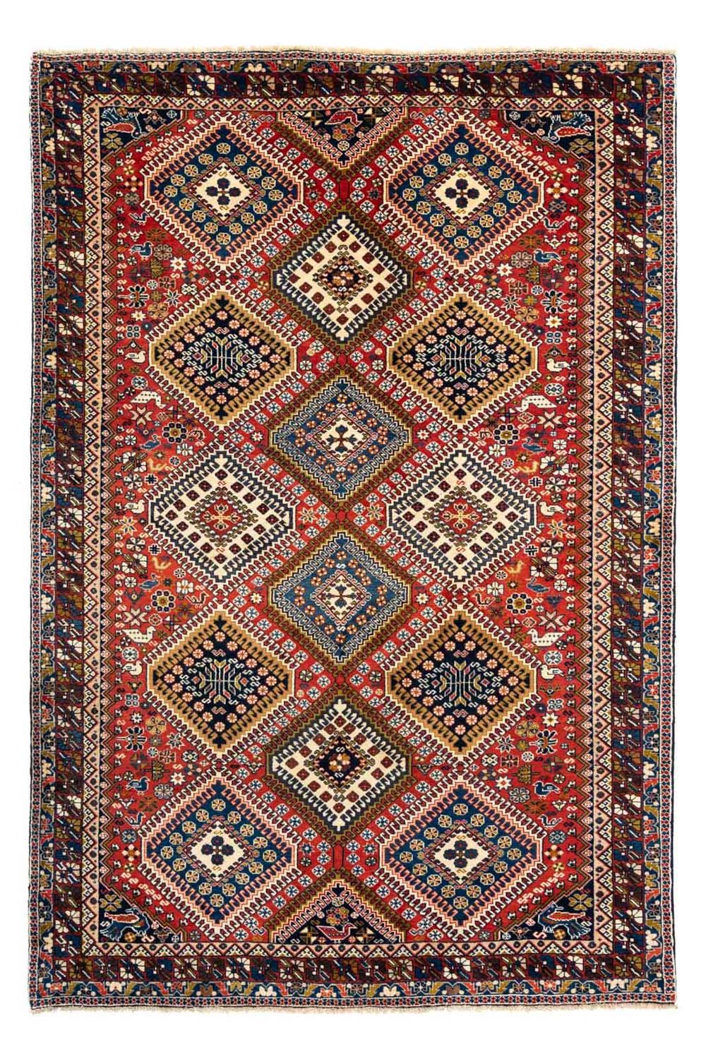 Persisk tæppe - Nomadisk - 307 x 203 cm - rød