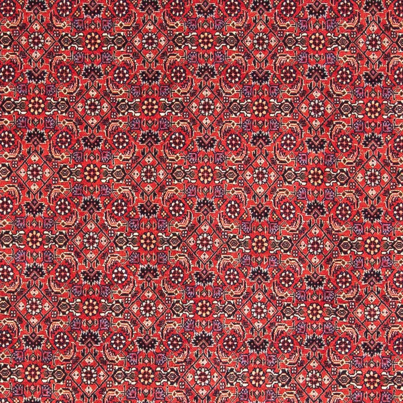 Persisk tæppe - Bijar firkantet  - 126 x 124 cm - rød