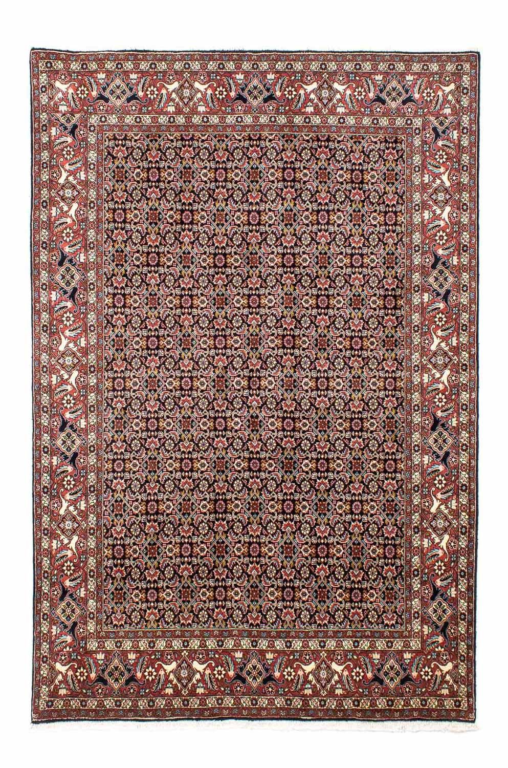 Persisk tæppe - Bijar - 248 x 173 cm - mørkeblå