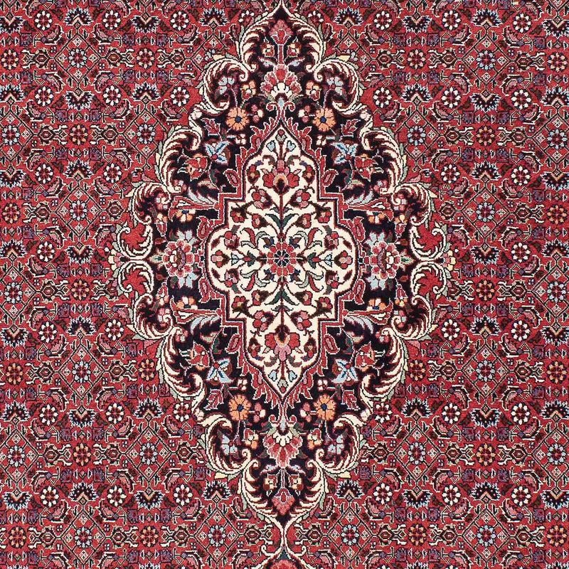 Persisk tæppe - Bijar - 220 x 153 cm - rød