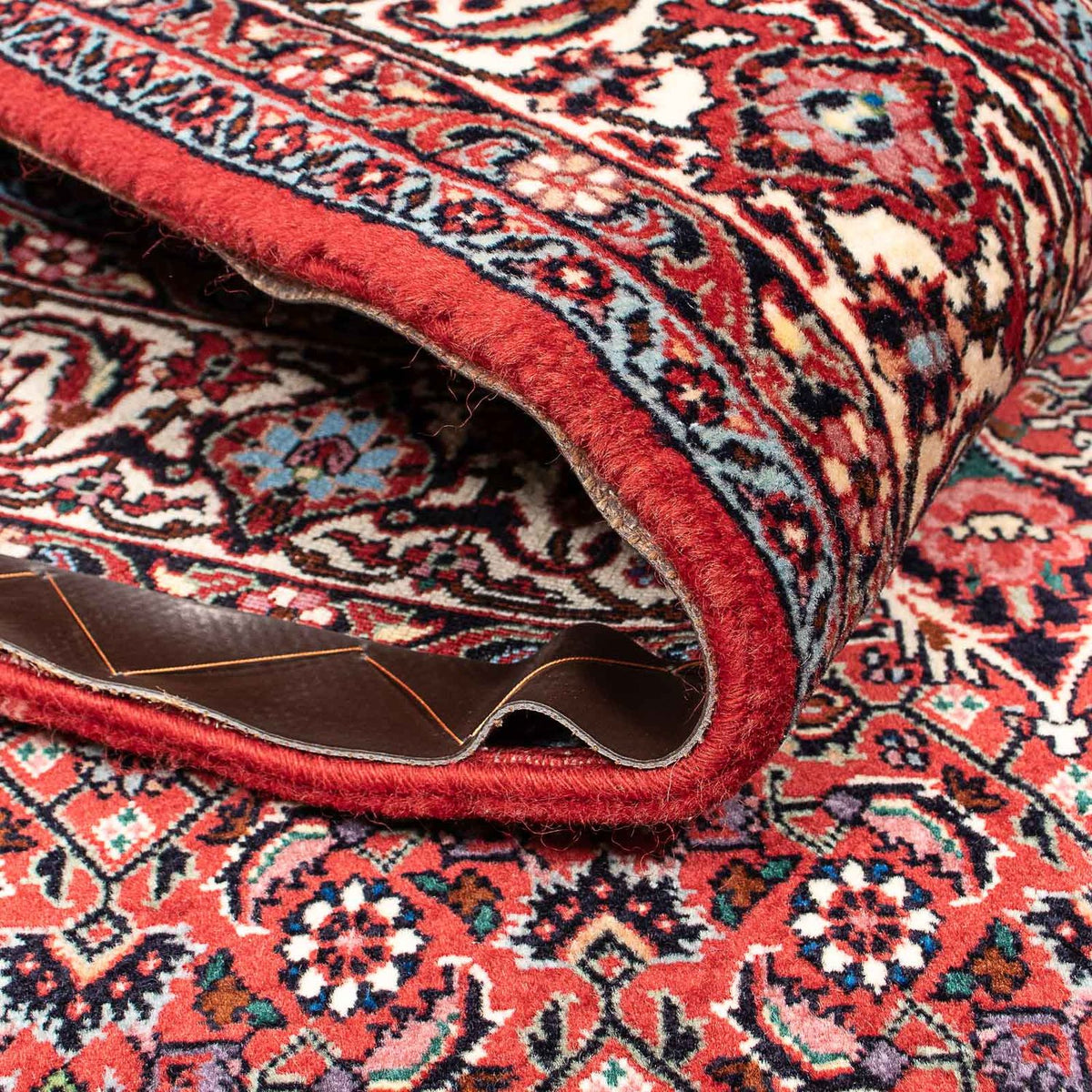 Persisk tæppe - Bijar - 220 x 153 cm - rød