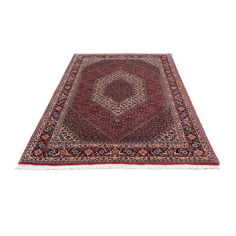 Persisk tæppe - Bijar - 207 x 132 cm - rød