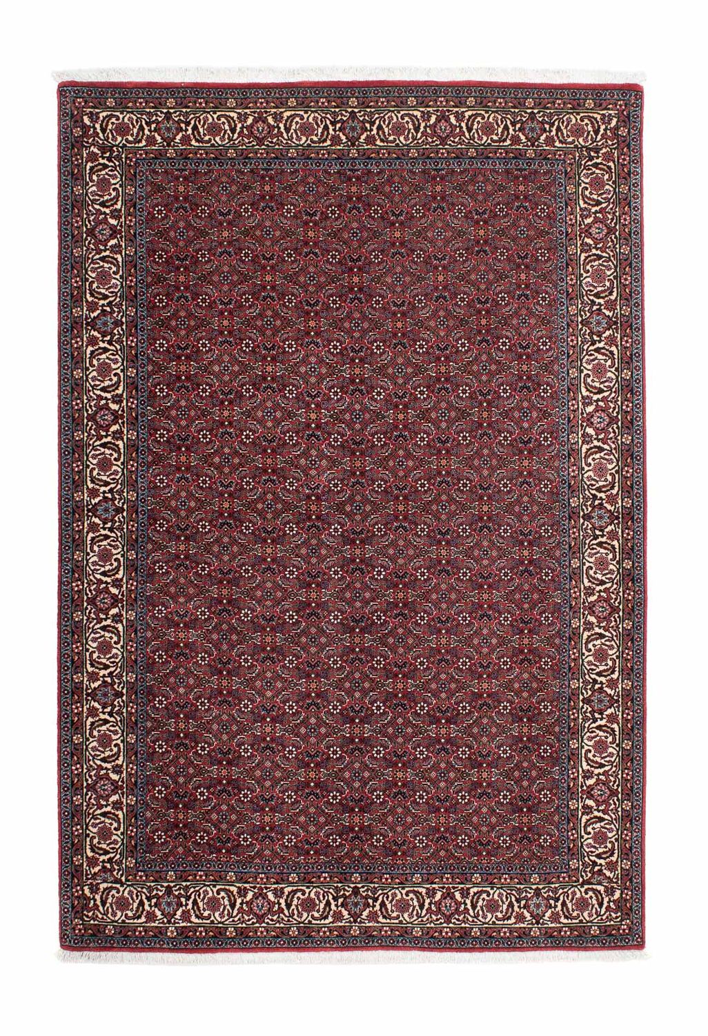 Persisk tæppe - Bijar - 195 x 115 cm - rød