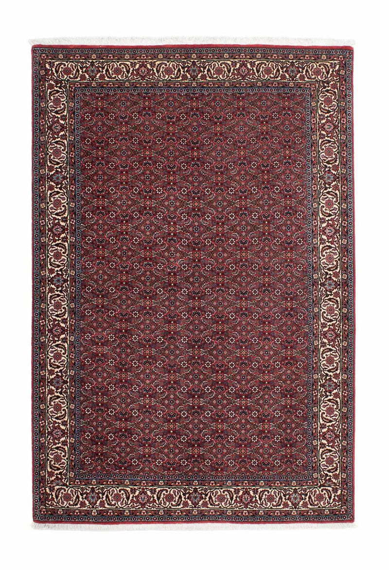Persisk tæppe - Bijar - 195 x 115 cm - rød