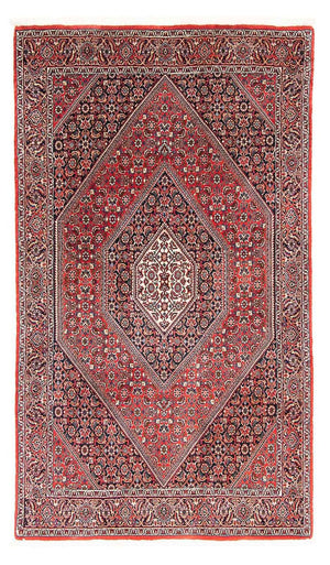 Persisk tæppe - Bijar - 182 x 111 cm - rød