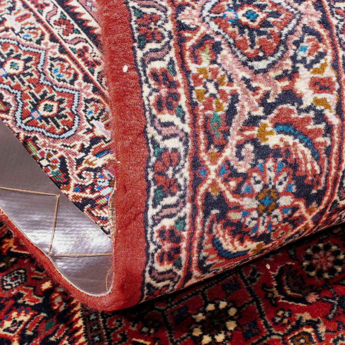 Persisk tæppe - Bijar - 182 x 111 cm - rød