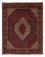 Persisk tæppe - Bijar - 255 x 205 cm - mørkerød