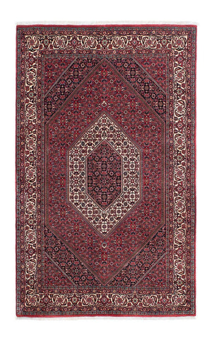 Persisk tæppe - Bijar - 215 x 133 cm - rød