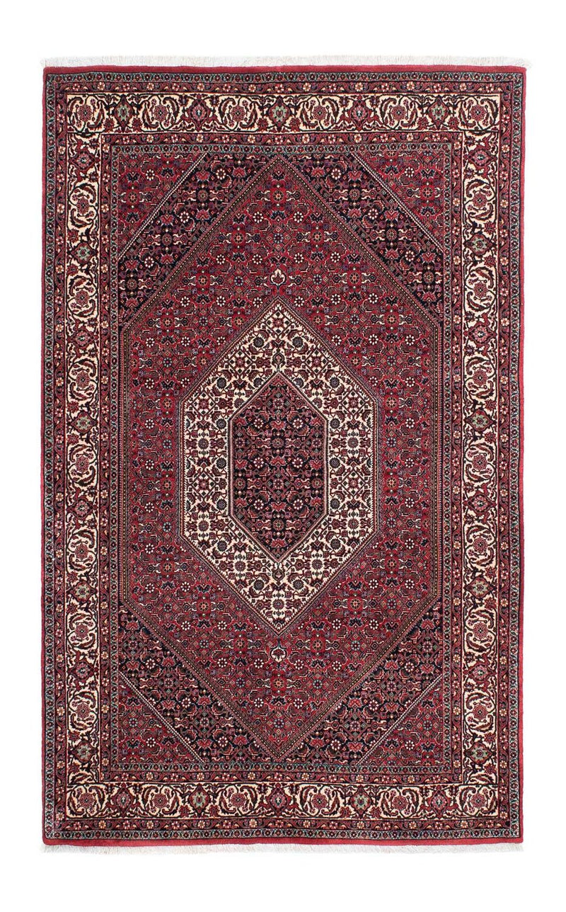 Persisk tæppe - Bijar - 215 x 133 cm - rød