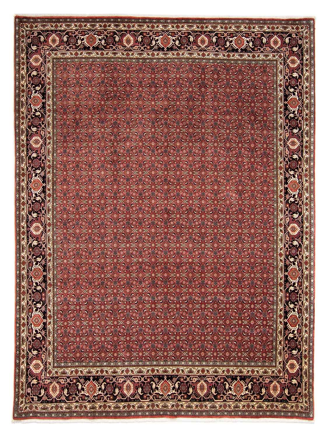 Persisk tæppe - Bijar - 316 x 252 cm - rød