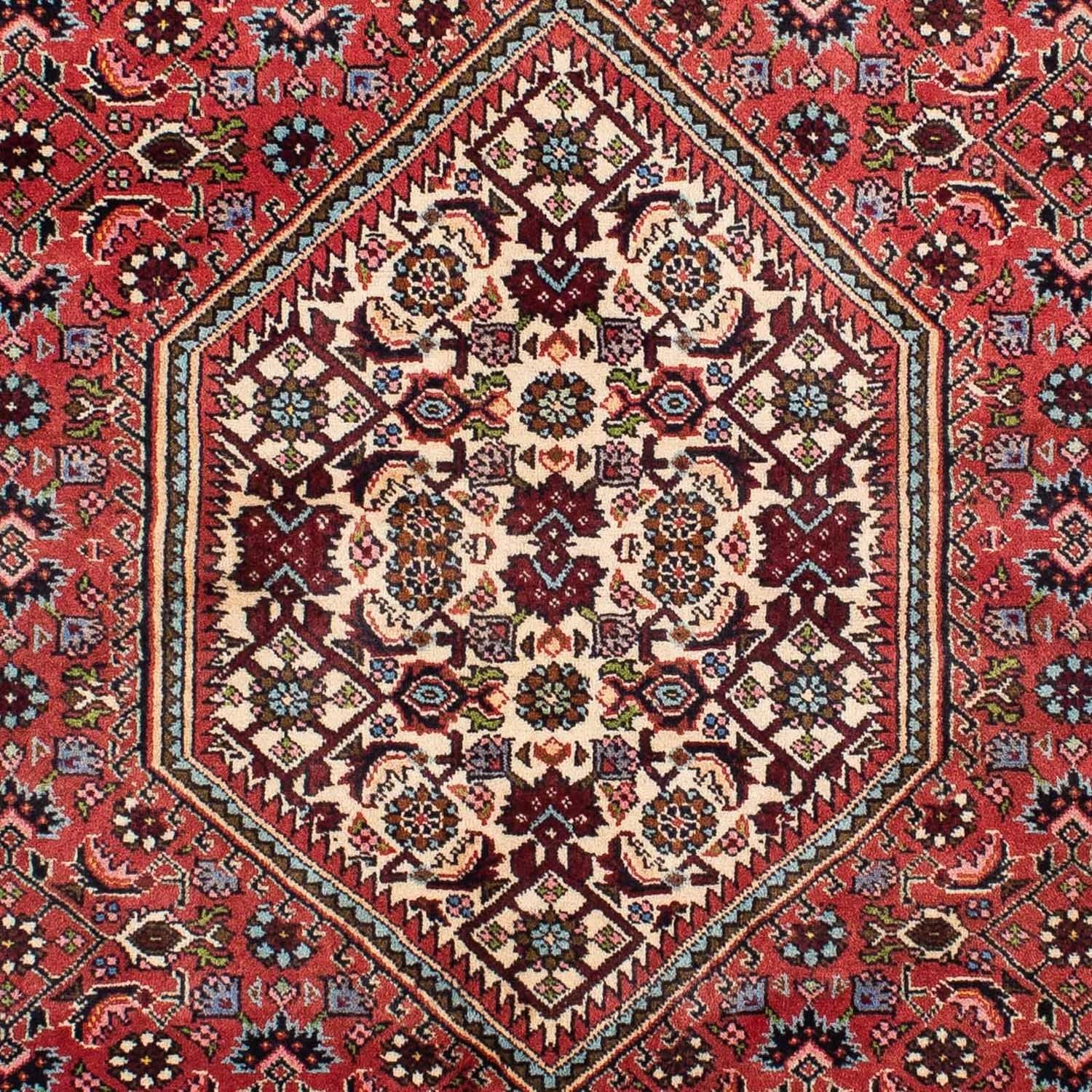 Persisk tæppe - Bijar - 242 x 135 cm - rød