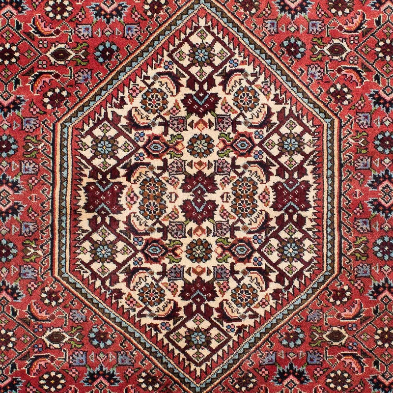 Persisk tæppe - Bijar - 242 x 135 cm - rød