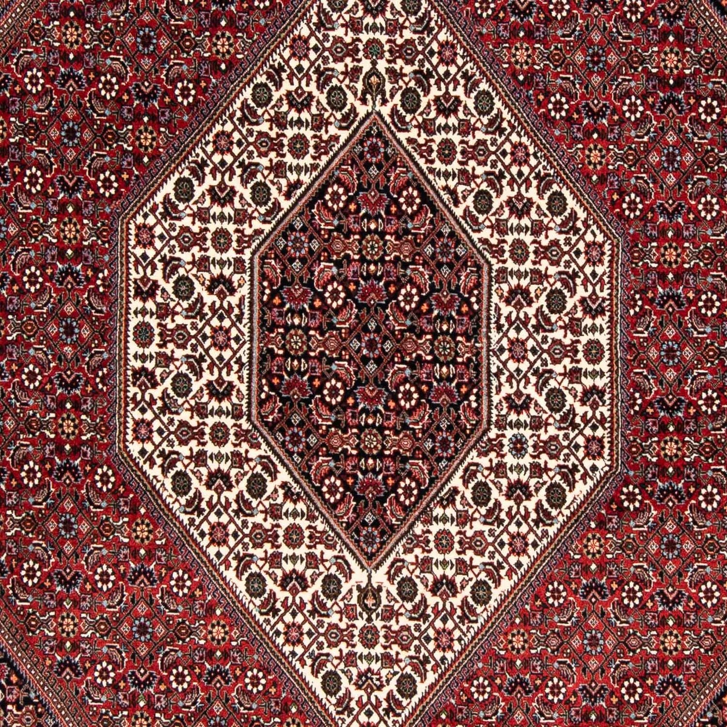 Persisk tæppe - Bijar - 235 x 169 cm - flerfarvet