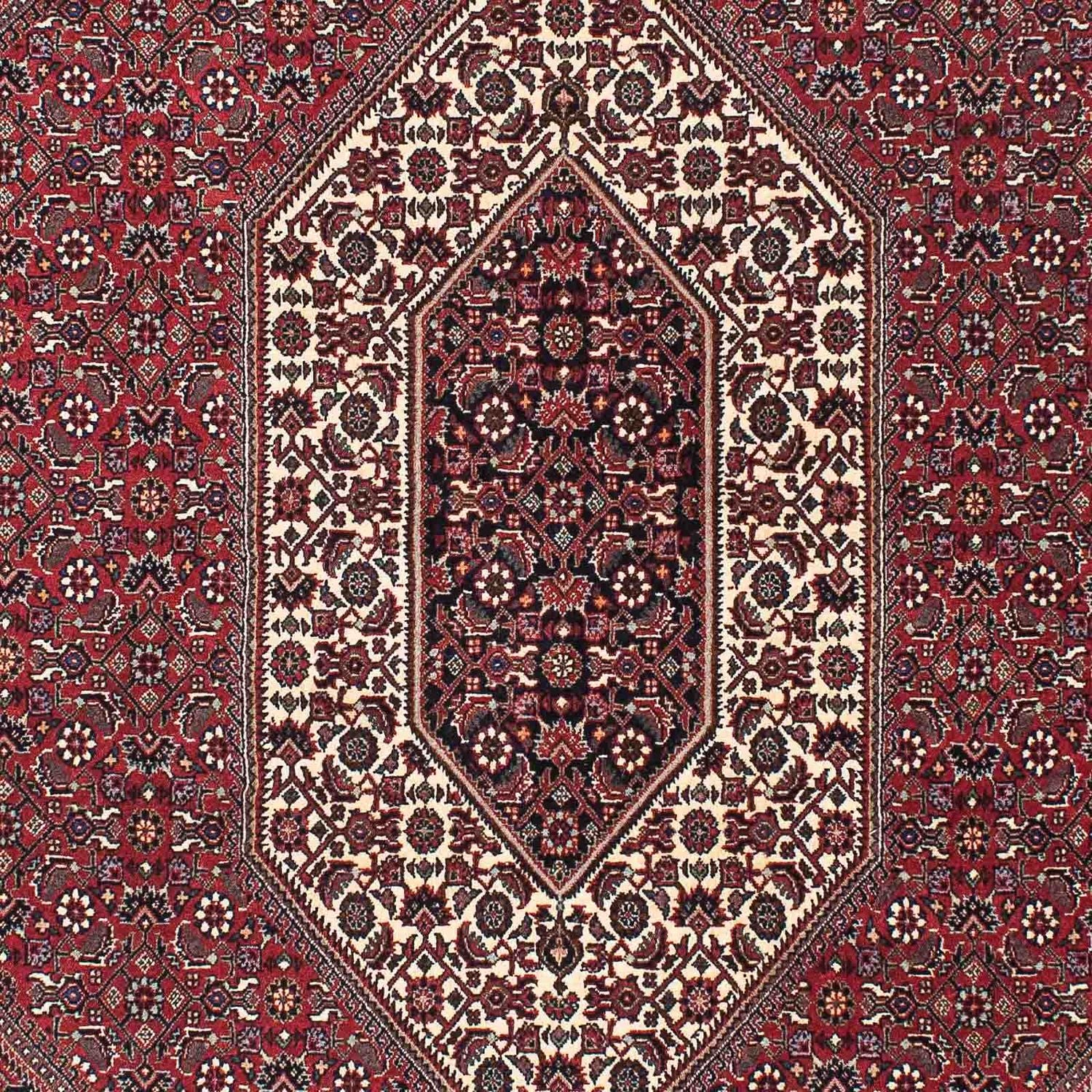 Persisk tæppe - Bijar - 212 x 138 cm - rød