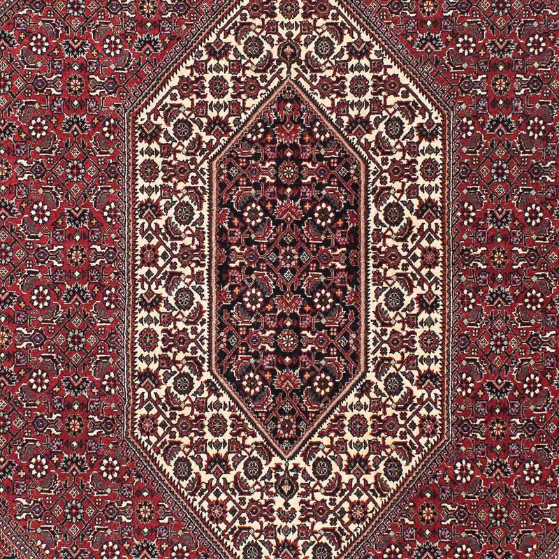 Persisk tæppe - Bijar - 212 x 138 cm - rød