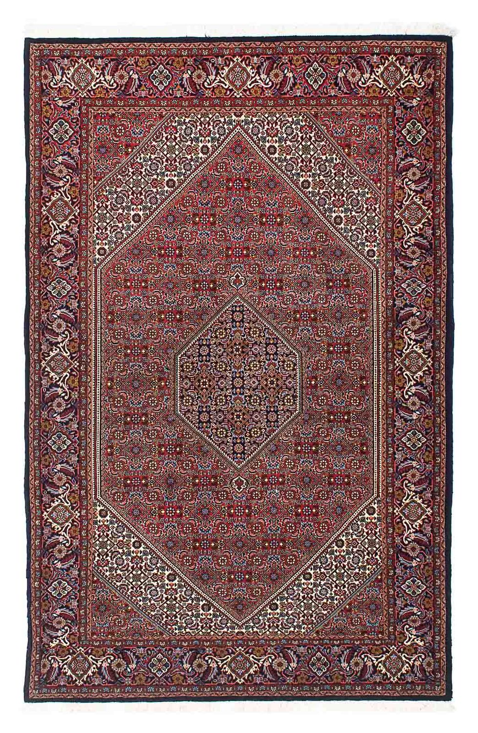Persisk tæppe - Bijar - 218 x 139 cm - rust