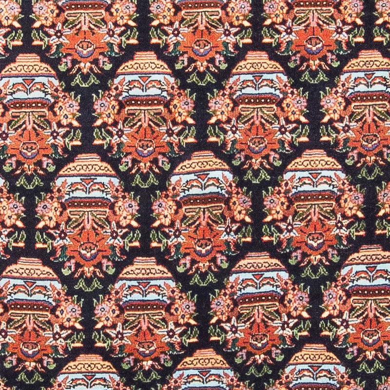 Persisk tæppe - Bijar - 125 x 82 cm - mørkeblå