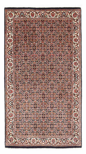 Persisk tæppe - Bijar - 148 x 80 cm - mørkeblå