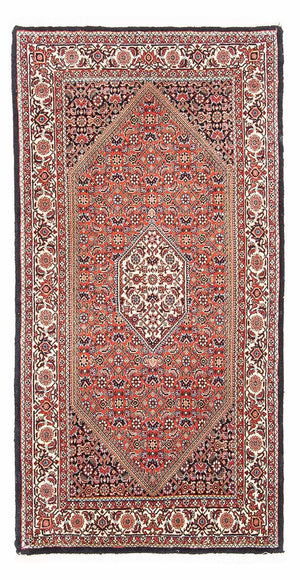 Persisk tæppe - Bijar - 150 x 84 cm - rød