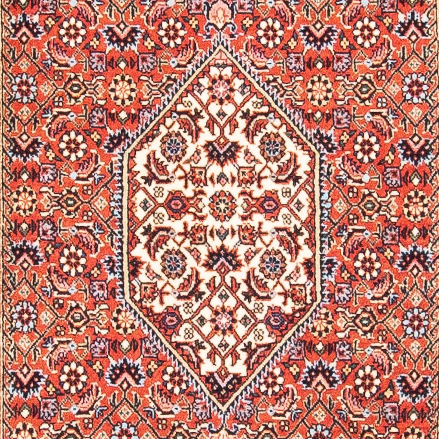 Persisk tæppe - Bijar - 150 x 84 cm - rød