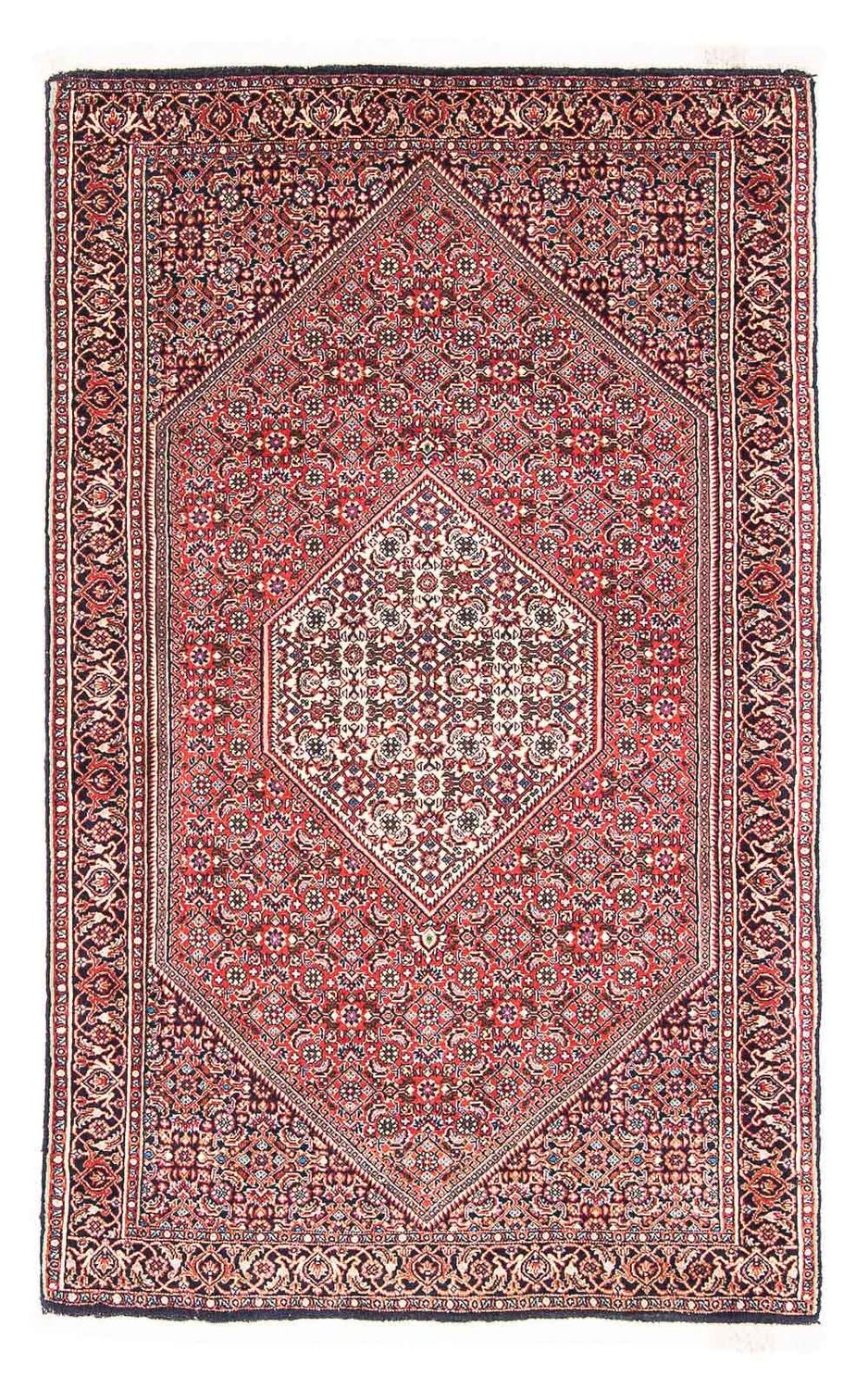 Persisk tæppe - Bijar - 154 x 87 cm - rød