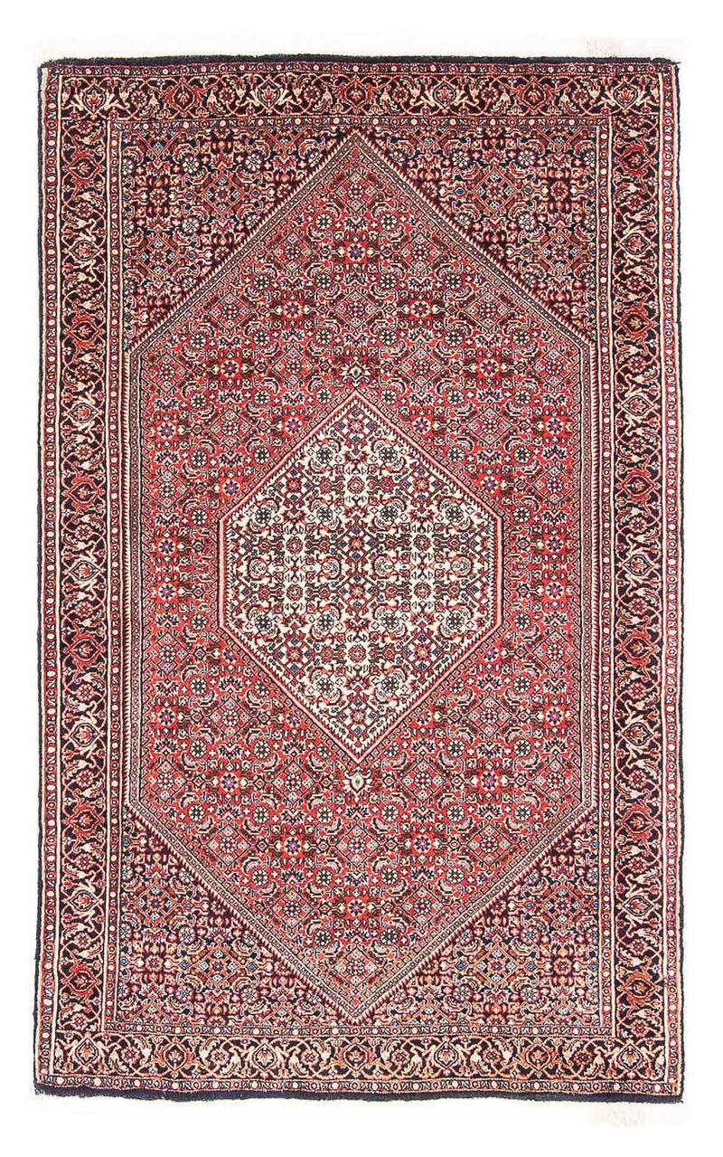 Persisk tæppe - Bijar - 154 x 87 cm - rød