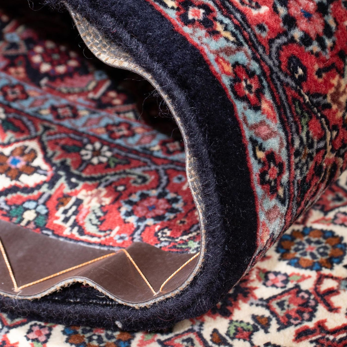 Løber Persisk tæppe - Bijar - 289 x 83 cm - mørkeblå