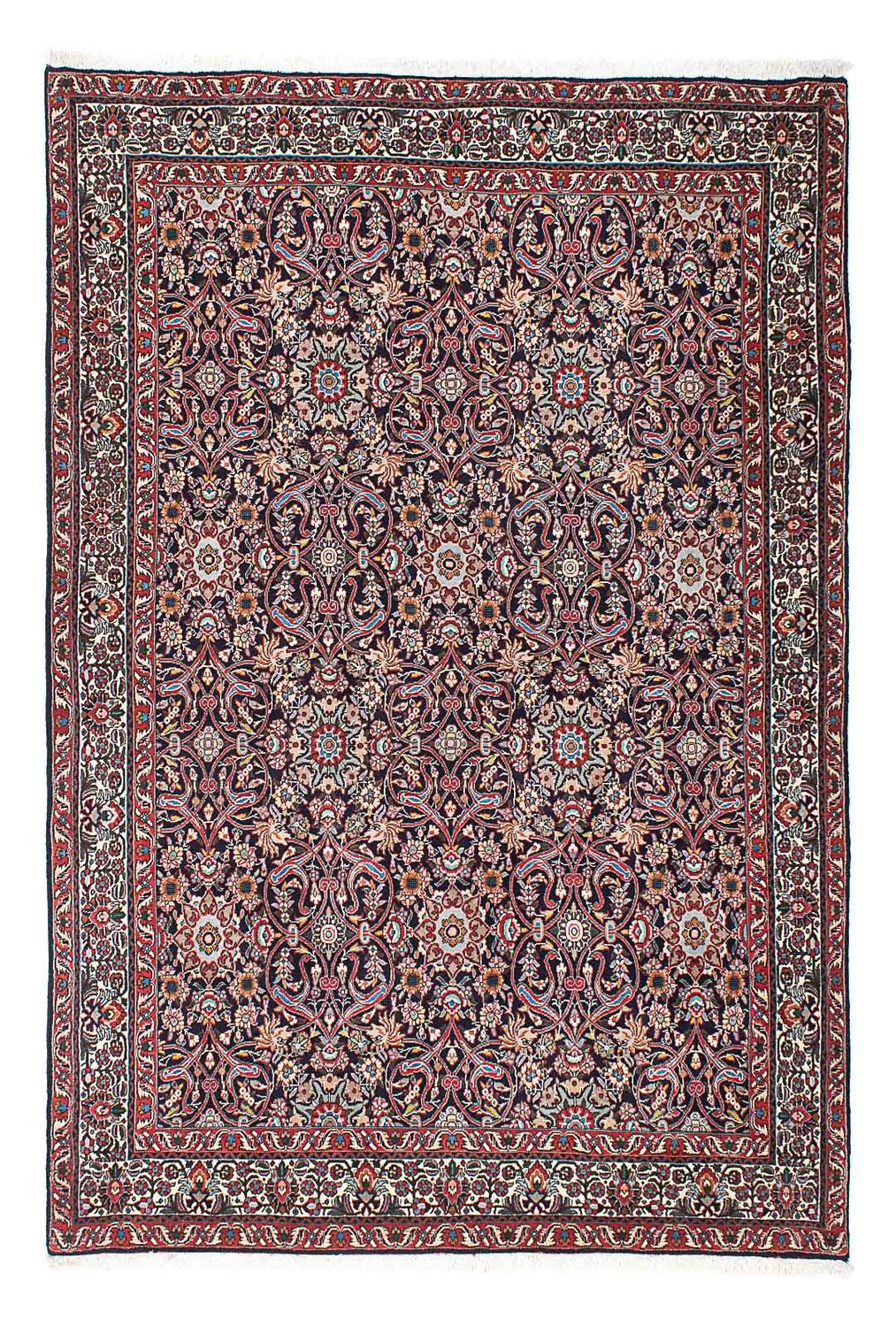 Persisk tæppe - Bijar - 211 x 147 cm - flerfarvet