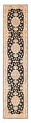 Løber Persisk tæppe - Tabriz - Royal - 419 x 87 cm - mørkeblå