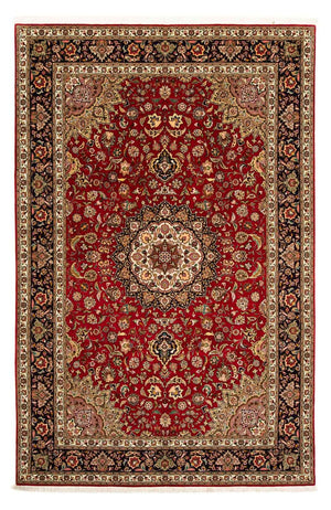 Persisk tæppe - Tabriz - Royal - 300 x 202 cm - mørkerød