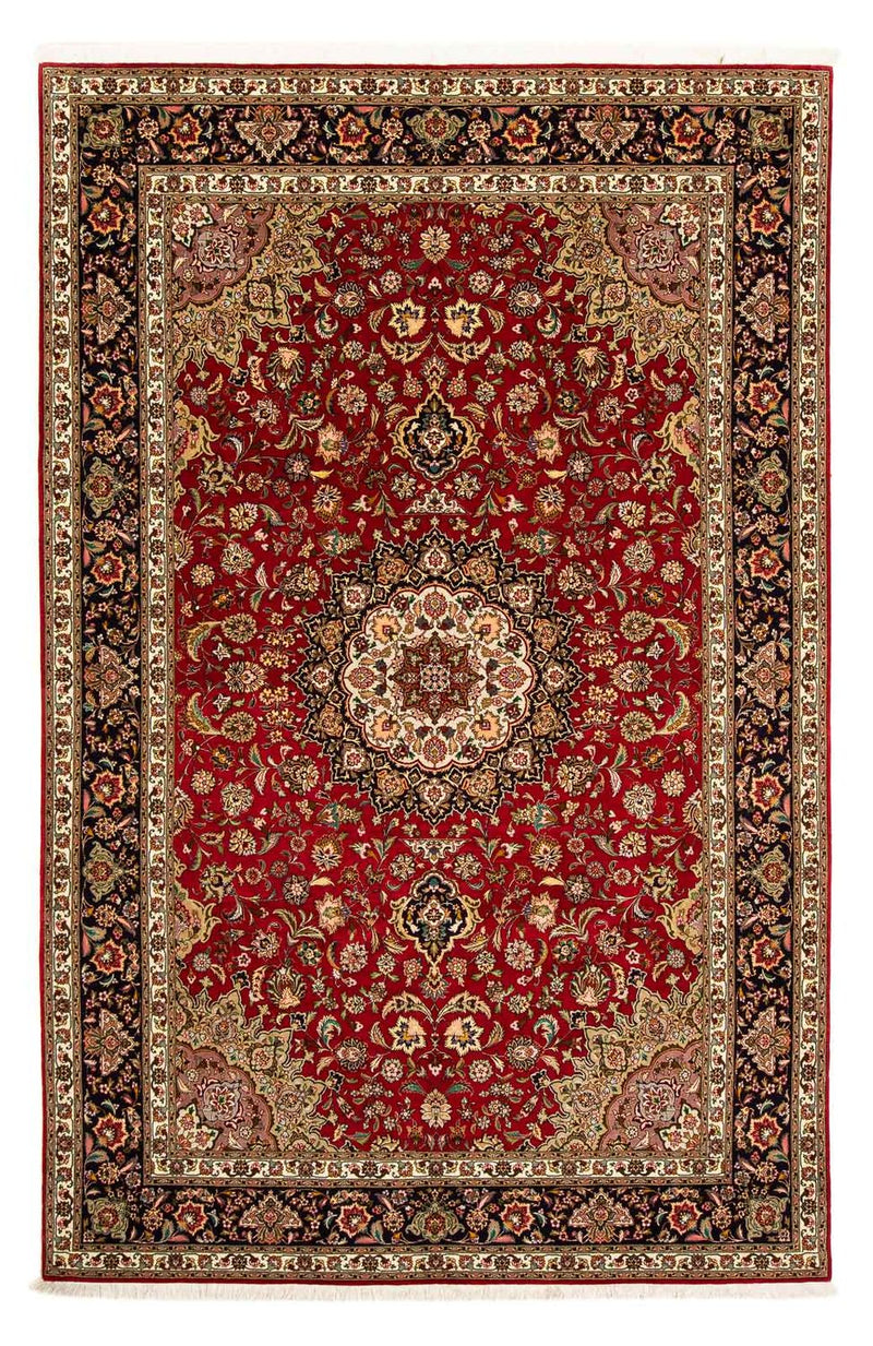 Persisk tæppe - Tabriz - Royal - 300 x 202 cm - mørkerød