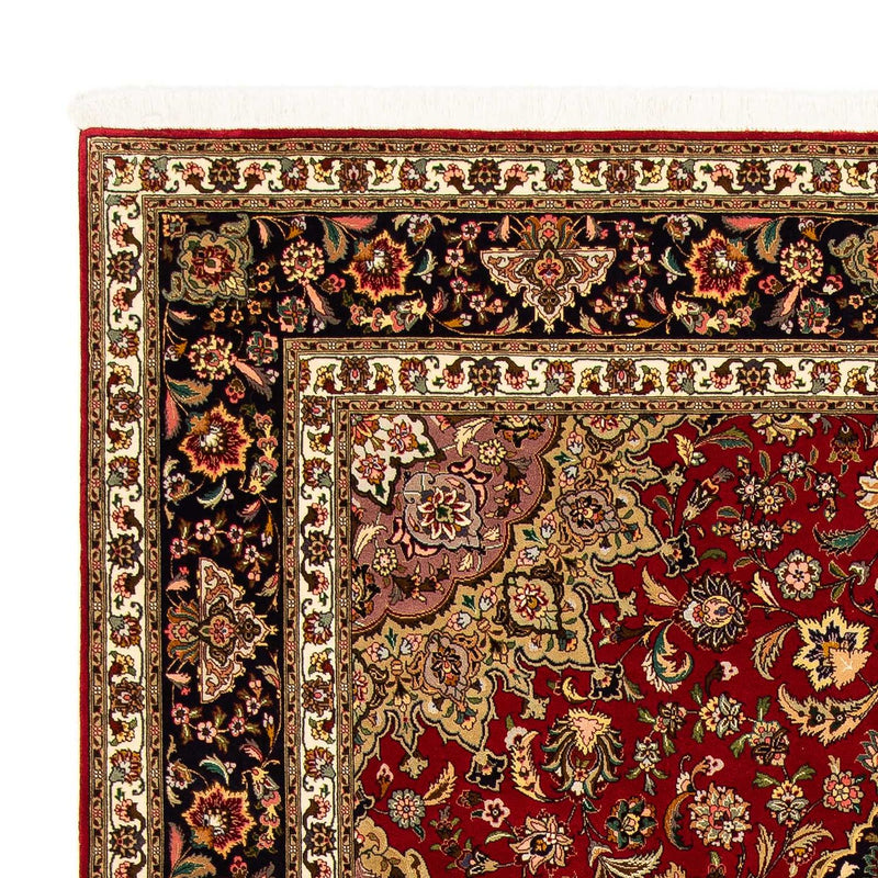 Persisk tæppe - Tabriz - Royal - 300 x 202 cm - mørkerød