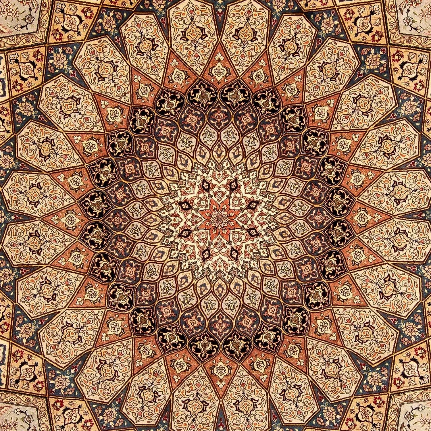 Persisk tæppe - Tabriz - Royal - 343 x 250 cm - flerfarvet