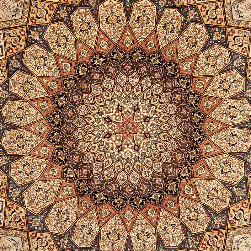 Persisk tæppe - Tabriz - Royal - 343 x 250 cm - flerfarvet