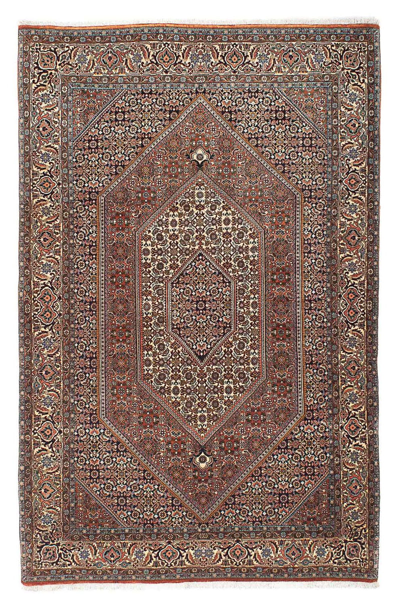 Persisk tæppe - Bijar - 205 x 137 cm - flerfarvet