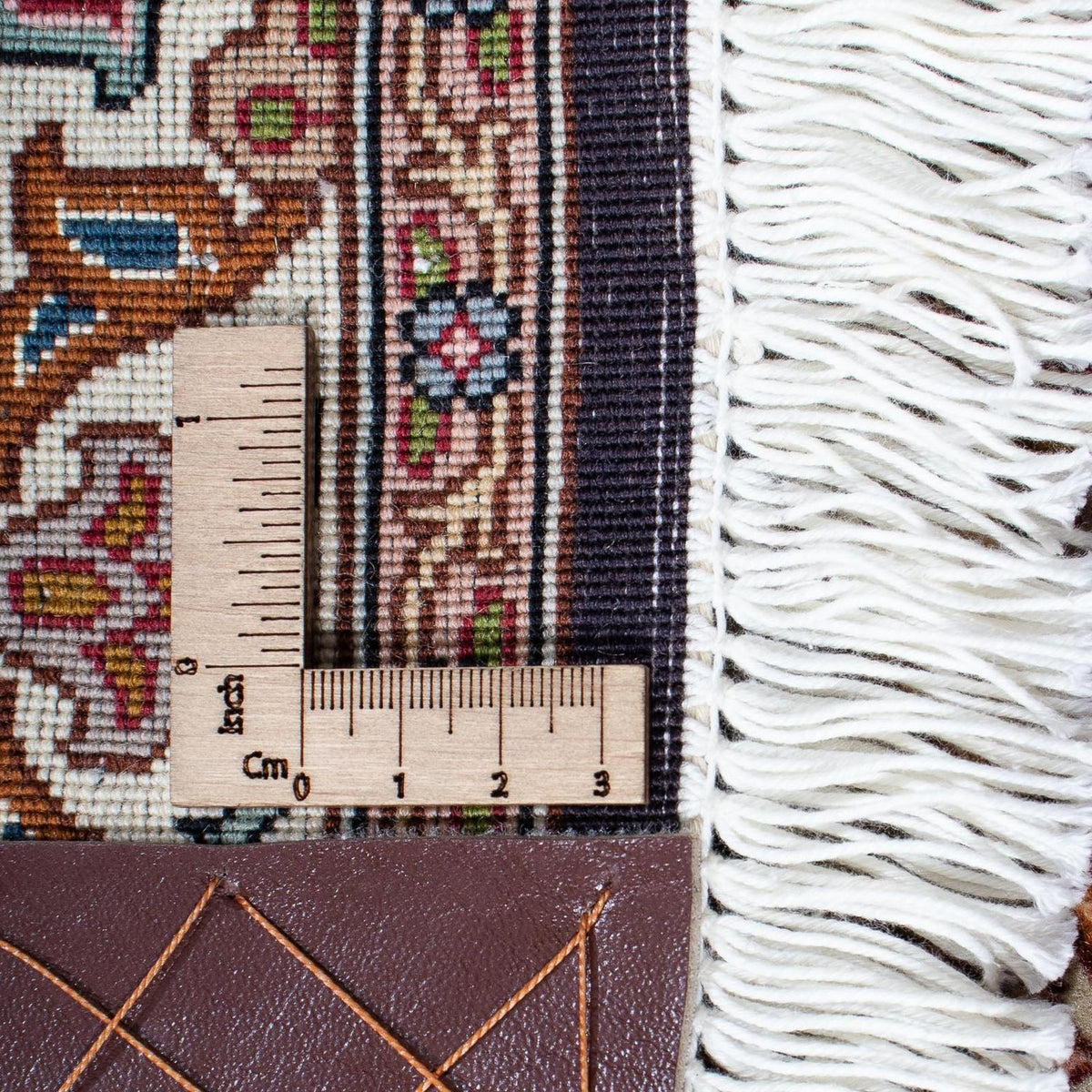 Persisk tæppe - Tabriz - Royal firkantet  - 253 x 251 cm - lys brun