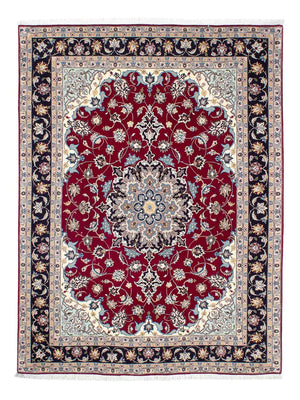 Persisk tæppe - Tabriz - Royal - 207 x 155 cm - mørkerød