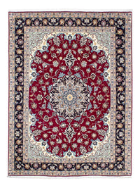 Persisk tæppe - Tabriz - Royal - 207 x 155 cm - mørkerød