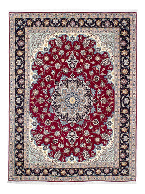 Persisk tæppe - Tabriz - Royal - 207 x 155 cm - mørkerød