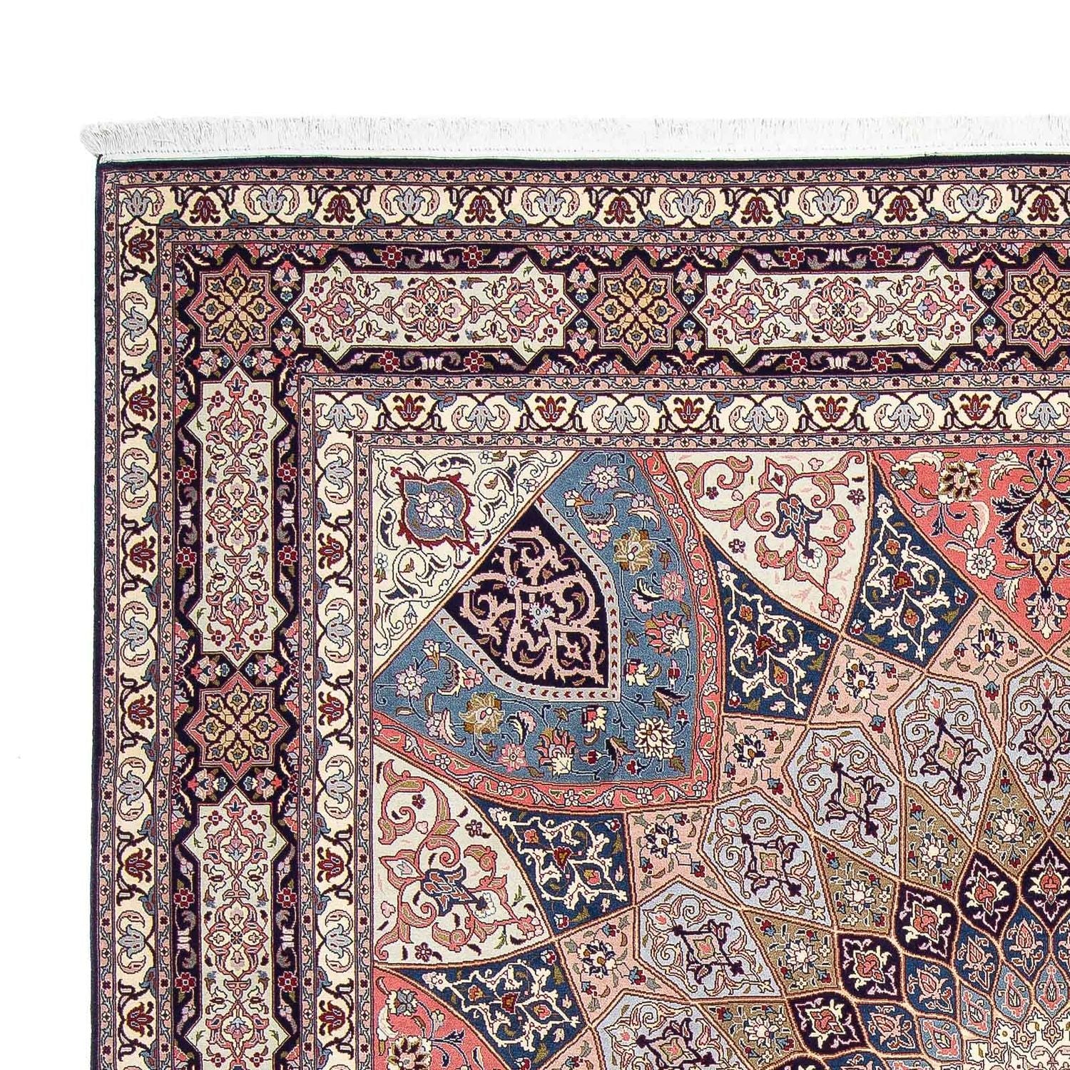 Persisk tæppe - Tabriz - Royal firkantet  - 257 x 255 cm - lys brun