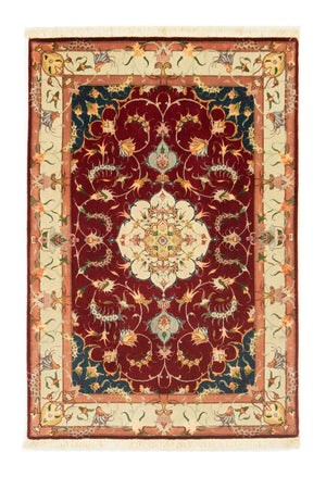 Persisk tæppe - Tabriz - Royal - 150 x 101 cm - rød