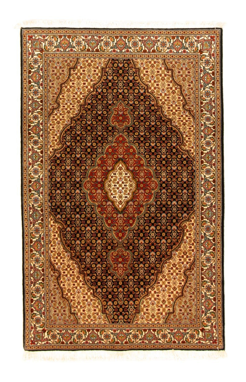 Persisk tæppe - Tabriz - Royal - 155 x 100 cm - mørkeblå