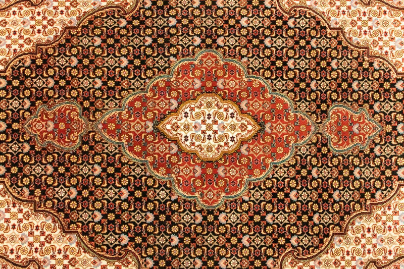 Persisk tæppe - Tabriz - Royal - 155 x 100 cm - mørkeblå