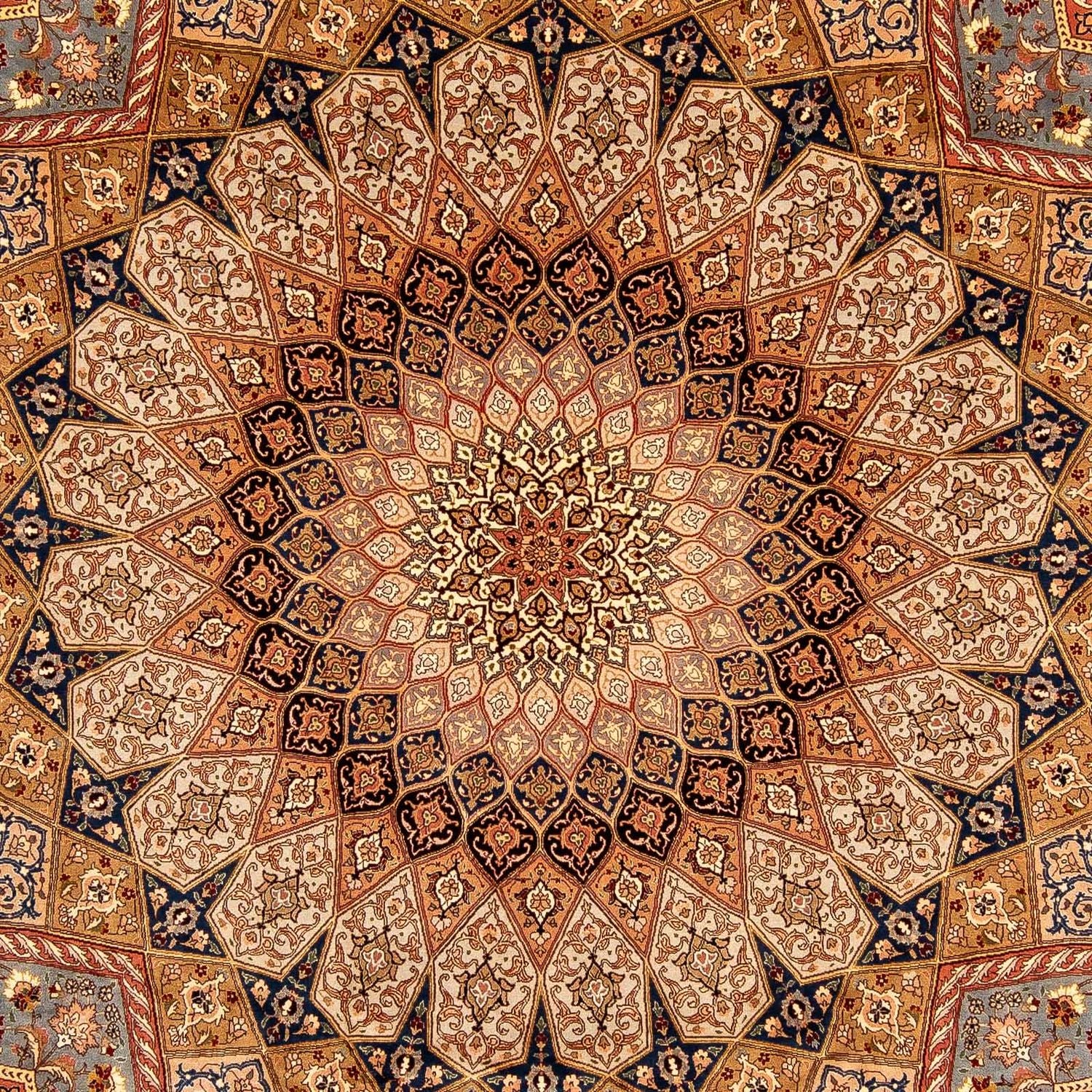 Persisk tæppe - Tabriz - Royal - 352 x 252 cm - flerfarvet
